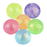 Glitter Sugar Ball Squeezy Toy (12 Pc Display)
