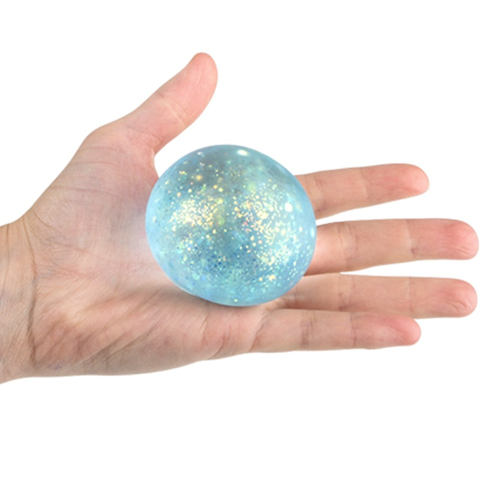 Glitter Sugar Ball Squeezy Toy (12 Pc Display)