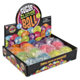 Glitter Sugar Ball Squeezy Toy (12 Pc Display)