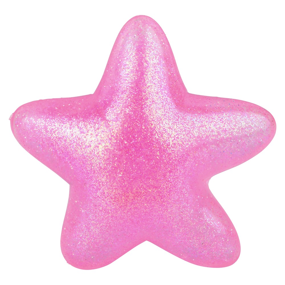 Squish Sticky Glitter Star 3" (1 DZC)