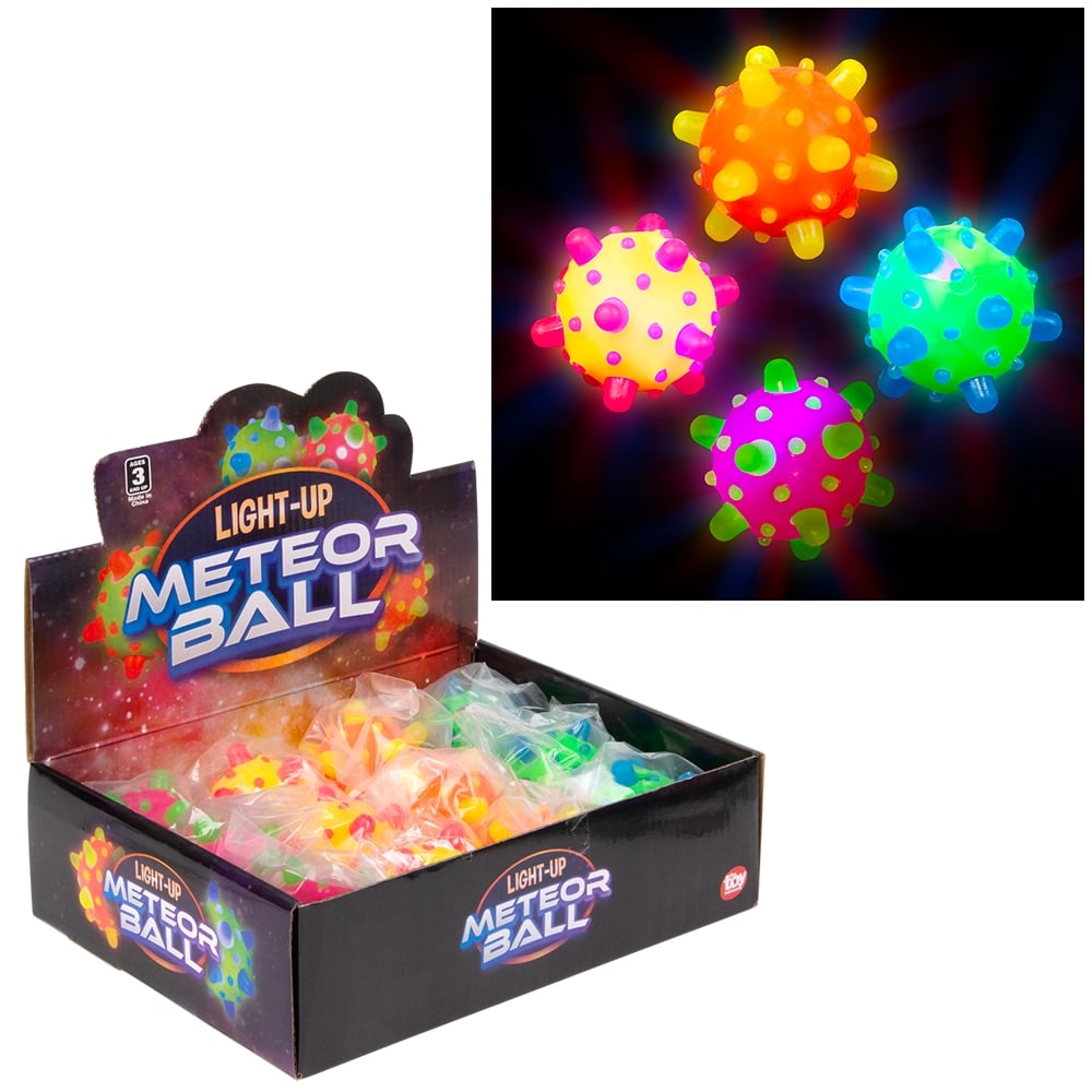 Light-Up Meteor Ball (12 Pc Display)