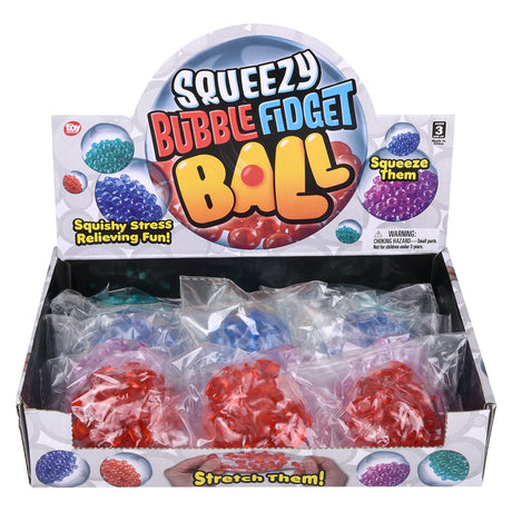 Bubble Fidget Ball 3" 12ct