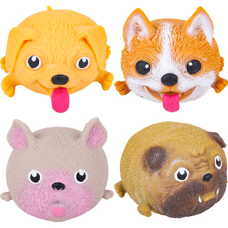 Squish And Stretch Puffy Dog (12 PC Display)