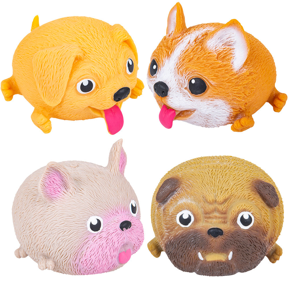 Squish And Stretch Puffy Dog (12 PC Display)
