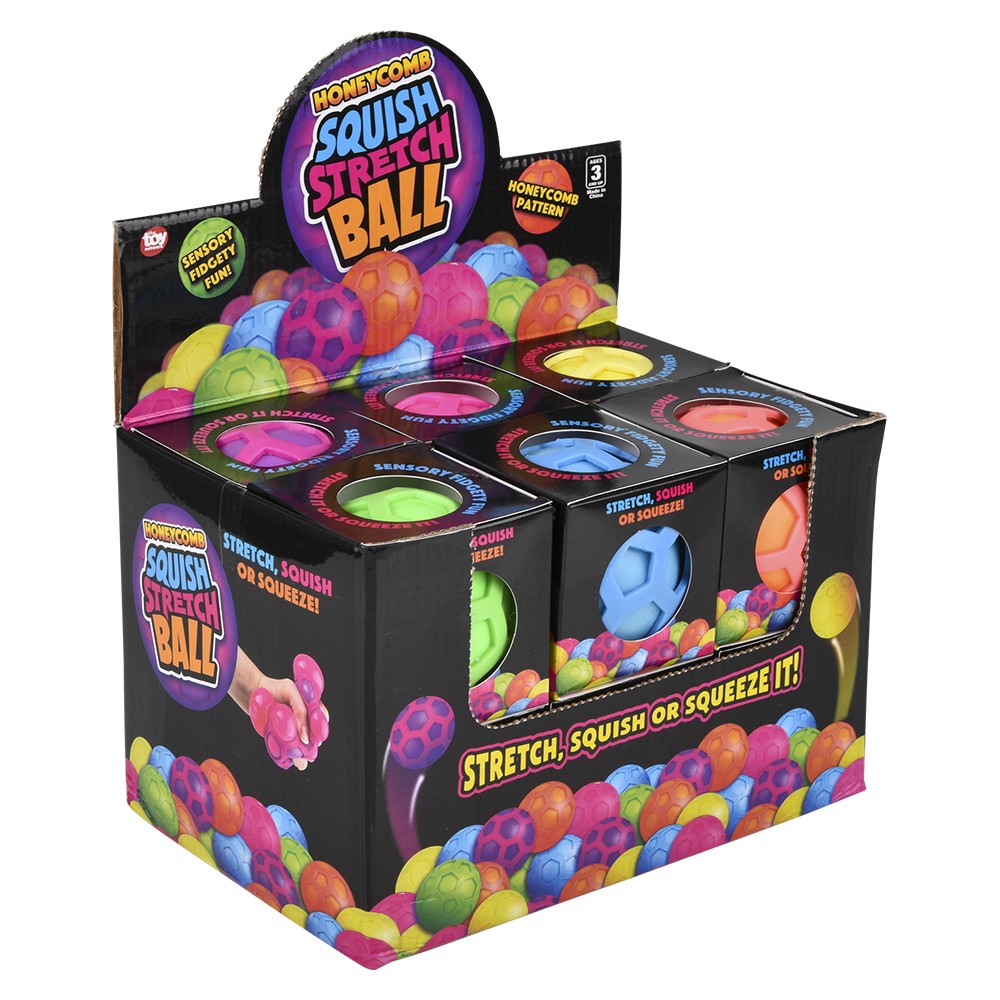 Honeycomb Ball Squish & Stretch 3" (1 DSP)