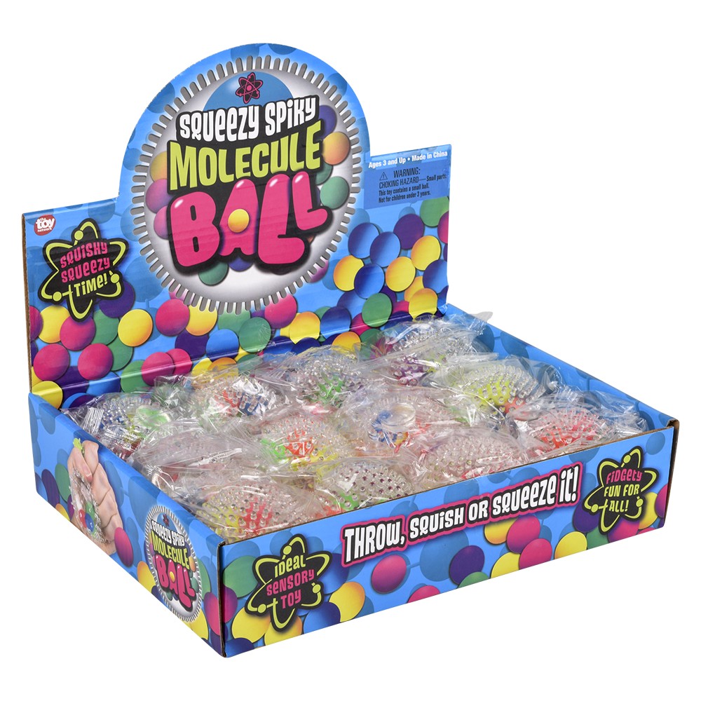 Squeezy Spiky Molecule Ball (1 DSP)
