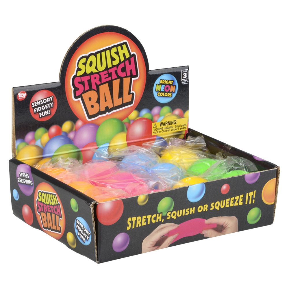 Mini Squish & Stretch Yummy Balls (12 PC Display)