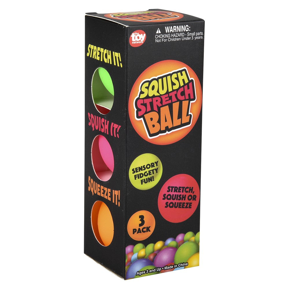 Squish And Stretch Mini Yummy Balls (3 Pack)