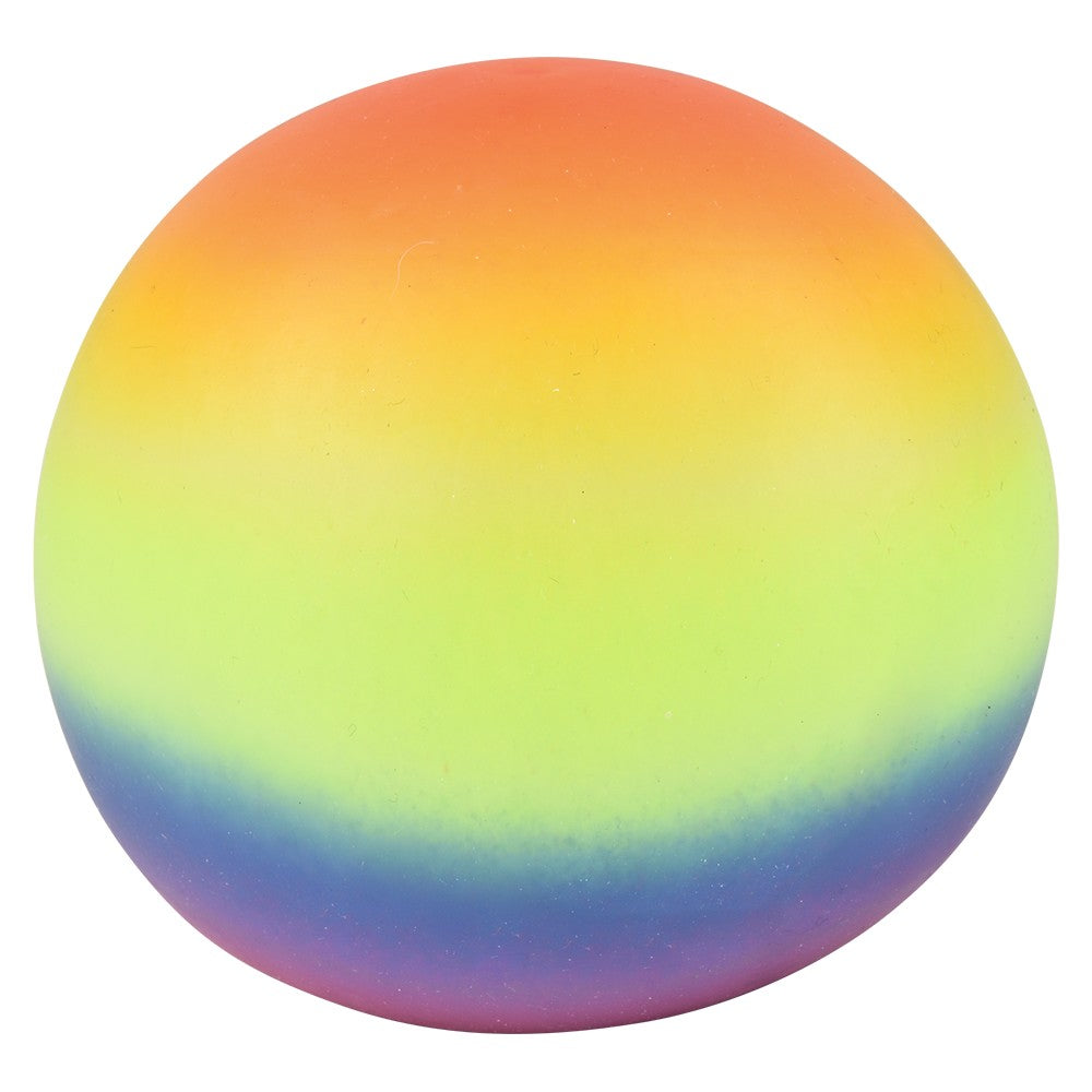 Rainbow Yummy Ball Squish & Stretch 4" (1 DZ)