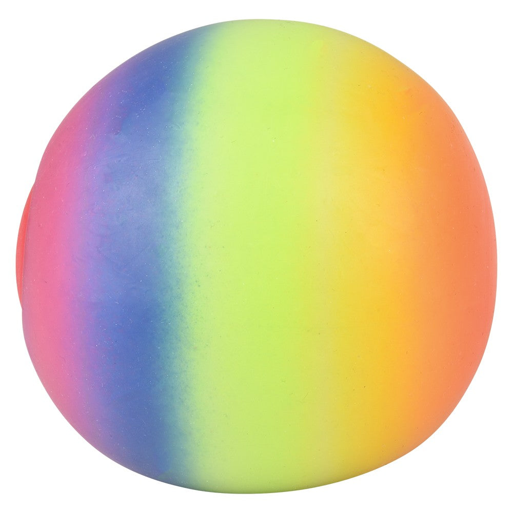 Rainbow Yummy Ball Squish & Stretch 4" (1 DZ)