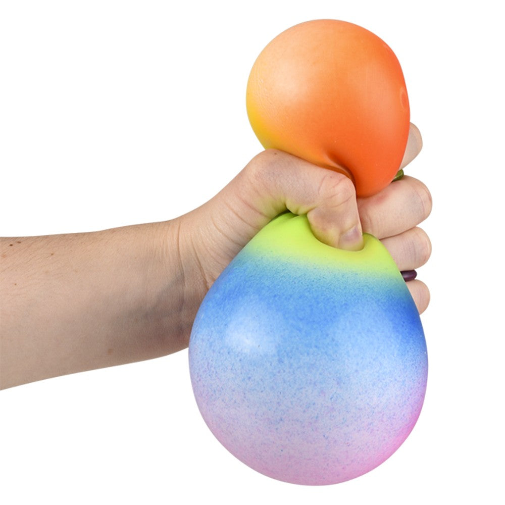 Rainbow Yummy Ball Squish & Stretch 4" (1 DZ)