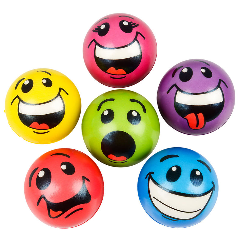 Stress Silly Face Balls (1 DZ)