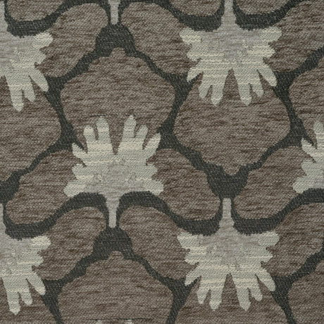 Chenille Upholstery Fabric Battery Floral Pattern