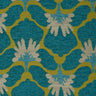 Chenille Upholstery Fabric Battery Floral Pattern