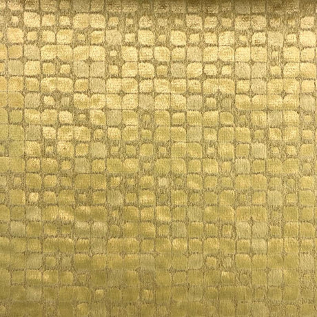 Baxter Embossed Velvet Fabric - Brick-Like Pattern, 57" Width (1 Yard)