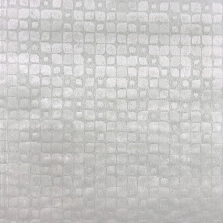Baxter Embossed Velvet Fabric - Brick-Like Pattern, 57" Width (1 Yard)