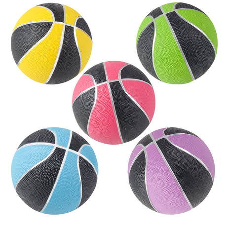 Mini Basketball Mix 7" Neon/Black (1 PC)