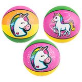 Rainbow Unicorn Basketball 7"