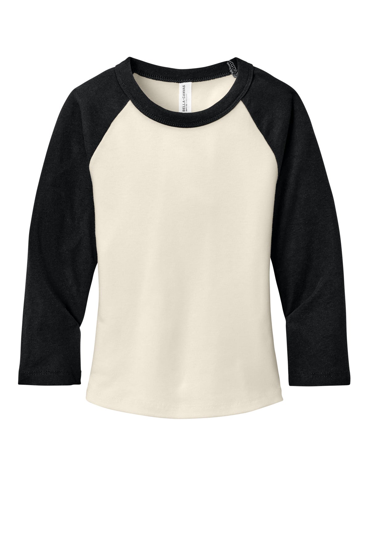 BELLA+CANVAS® Women's Micro Rib 3/4 Raglan Baby Tee