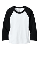 BELLA+CANVAS® Women's Micro Rib 3/4 Raglan Baby Tee