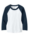 BELLA+CANVAS® Women's Micro Rib 3/4 Raglan Baby Tee