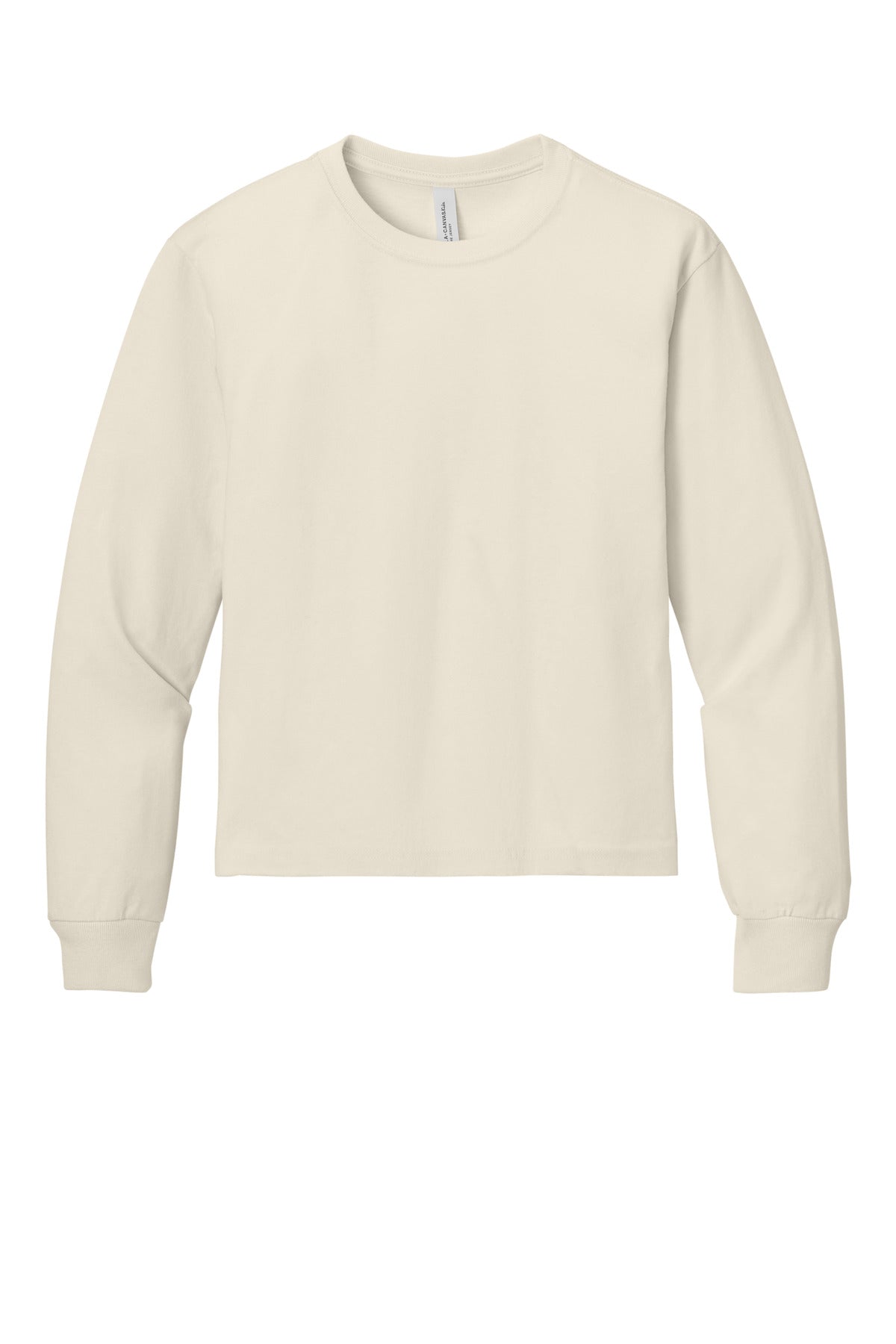 BELLA+CANVAS® ইয়ুথ ৬-আউন্স হেভিওয়েট লম্বা হাতা টি-শার্ট