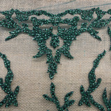 Beaded Lace Fabric Embroidered Mesh