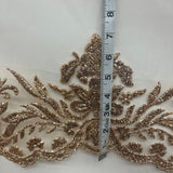 Glitter Mesh Floral Fabric