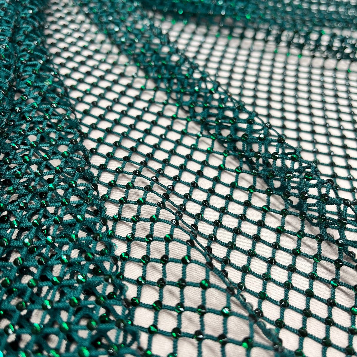 Diamond Fishnet 4-Way Stretch Fabric