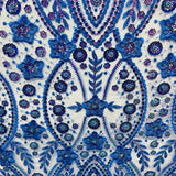 Beaded Sequined Floral Lace Fabric 52" Wide