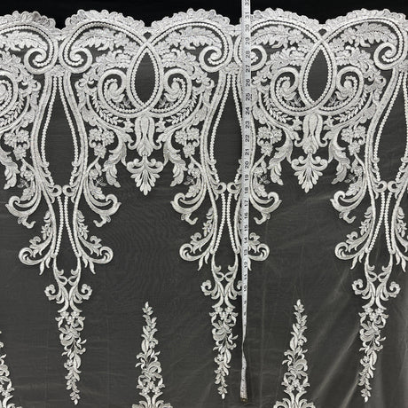 Embroidered Bridal Lace Fabric
