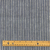 Pure Linen Yarn-Dyed Stripe Indigo