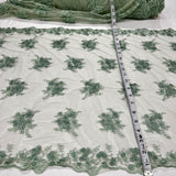 Beaded 3D Floral Lace Trimming