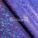 Tie Dye B'Dazzled Nylon Spandex Fabric - Purple Pink Hologram, Polka Dots, 58/60" Width (1 Yard)