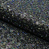 Prestige Beaded With Sequins Stretch Mesh Fabric - Black, White, 49/50" Width (1 Yard)