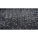 Prestige Beaded With Sequins Stretch Mesh Fabric - Black, White, 49/50" Width (1 Yard)