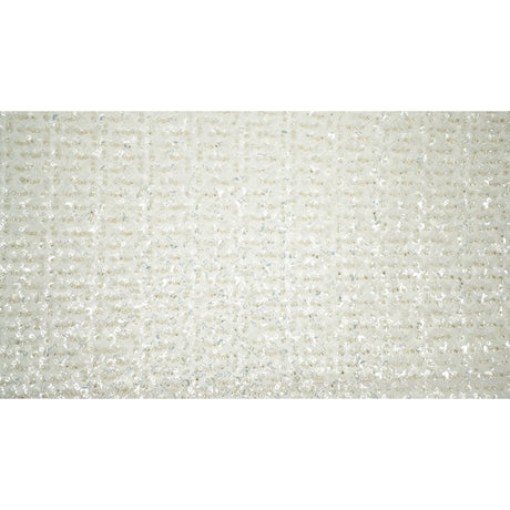 Prestige Beaded With Sequins Stretch Mesh Fabric - Black, White, 49/50" Width (1 Yard)