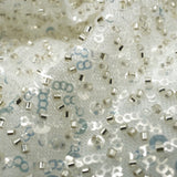 Beaded Sequin Stretch Mesh Fabric