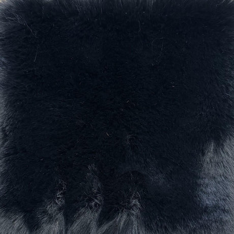 Bear Fabric - Extremely Soft Faux Bear-Like Fabric, 64" Width, Cream, Pewter, Silver, Blue, Black (1 Yard)