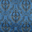 Beatrice Cut Velvet Damask Polyester Fabric - Royal, 55" Width (1 Yard)