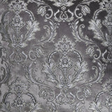 Beatrice Cut Velvet Damask Polyester Fabric - Royal, 55" Width (1 Yard)