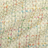 Bedford Multicolor Woven Linen Fabric - Multi Color Soft Linen Look Chenille, 55" Width (1 Yard)