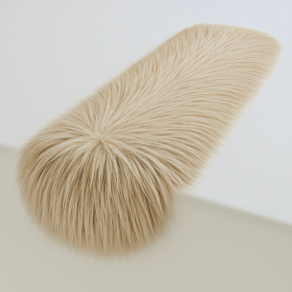 Faux Fur Tablecloth Shaggy Luxurious Dining Table