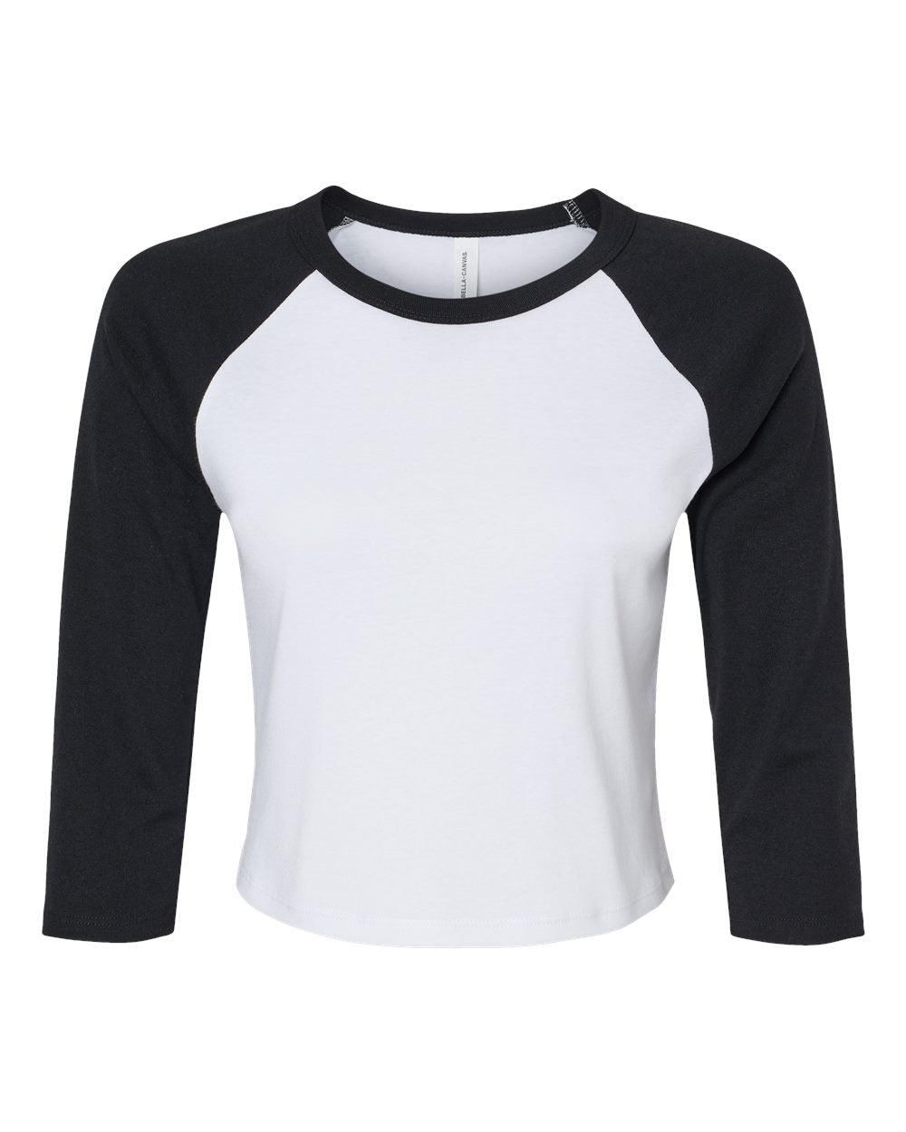BELLA+CANVAS® Women’s Micro Rib 3/4 Raglan Baby Tee