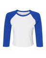 BELLA+CANVAS® Women’s Micro Rib 3/4 Raglan Baby Tee
