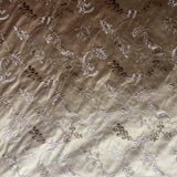 Bergamo Silk Fabric - Embroidered Floral, 54" Width (1 Yard)