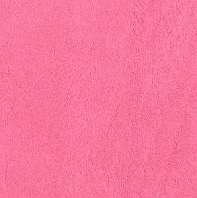 Fuchsia Solid Minky Fabric,