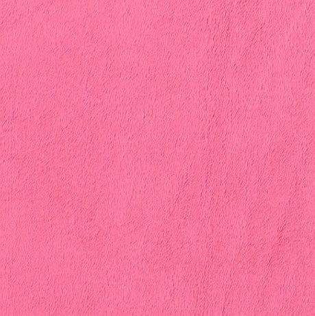 Fuchsia Solid Minky Fabric,