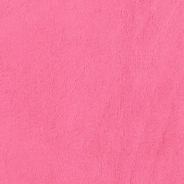 Fuchsia Solid Minky Fabric,
