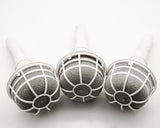 7" White Foam Bouquet Holder – Pack of 6